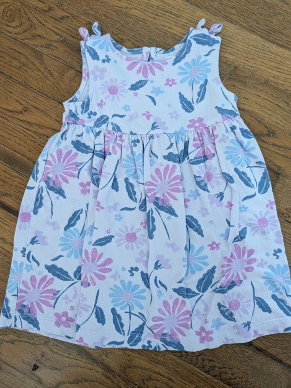 Carter's Purple Floral Dress w/ Bloomers 24mo